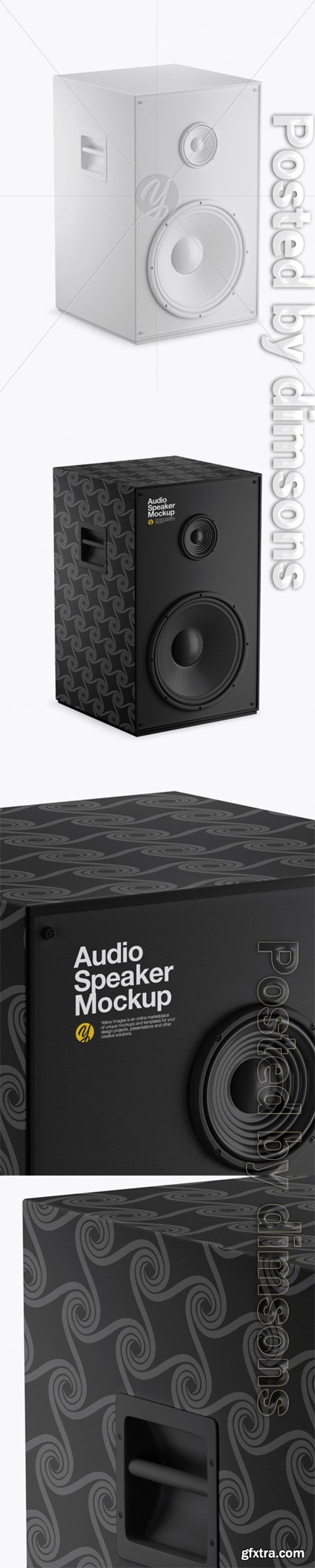 Matte Audio Speaker Mockup 28864