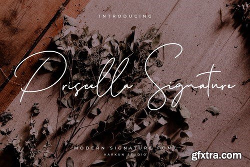 Priscilla Signature Font