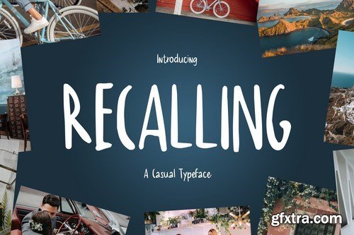 Recalling - A Casual Typeface