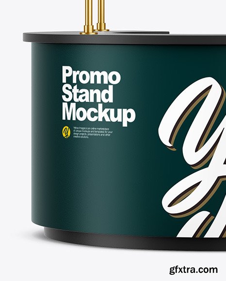 Matte Promo Stand Mockup 50388