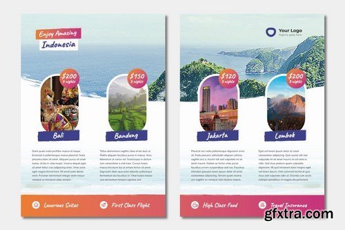 Bifold Brochure Template - Travel Agent