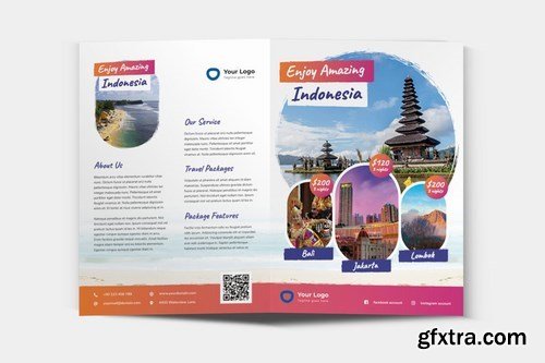 Bifold Brochure Template - Travel Agent