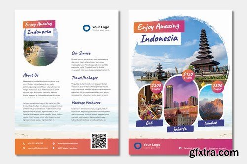 Bifold Brochure Template - Travel Agent