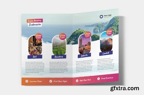 Bifold Brochure Template - Travel Agent