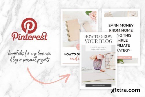 Canva Pinterest Templates V.2