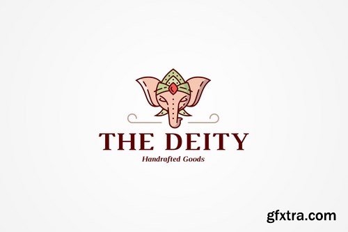 Indian Elephant Logo Template