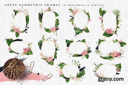 Tropical Foliage Illustration Pack