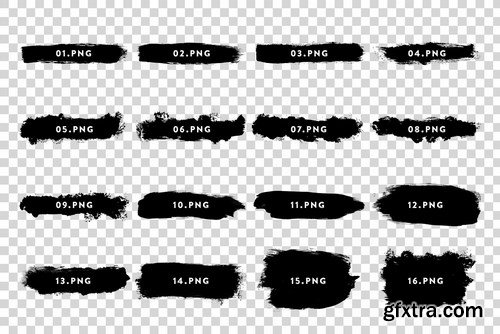 16 Grunge Brushes