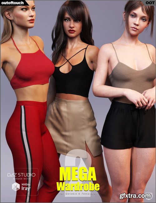 Daz3D - MEGA Wardrobe 2 for Genesis 8 Females