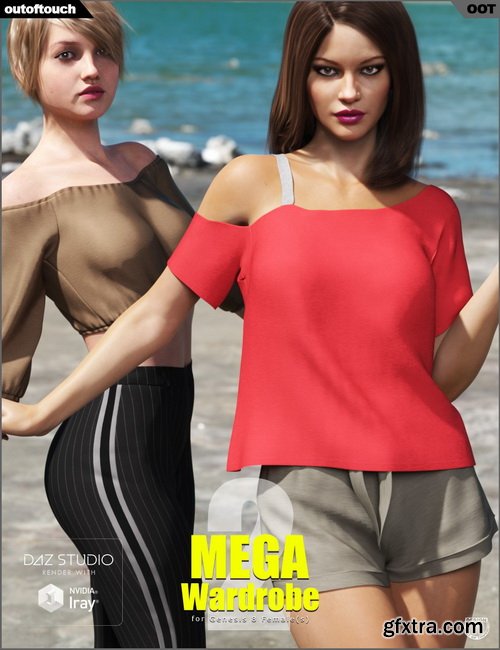 Daz3D - MEGA Wardrobe 2 for Genesis 8 Females