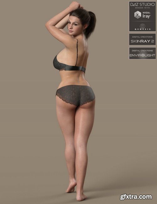 Daz3D - Anatomically Correct: Gabi for Genesis 3 and Genesis 8 Female