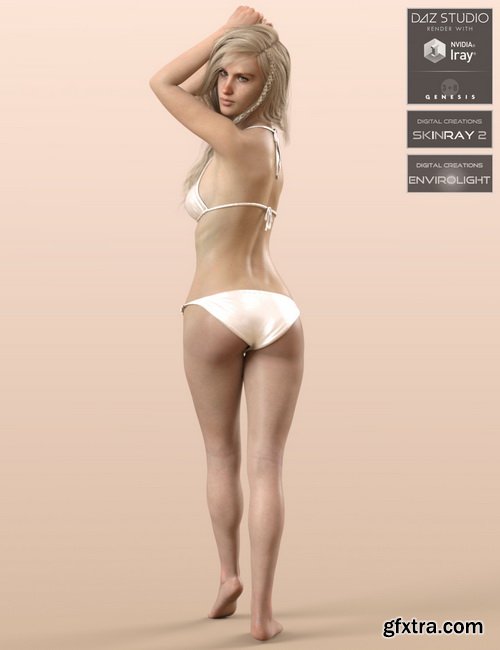 Daz3D - Anatomically Correct: Sandy for Genesis 3 and Genesis 8 Female