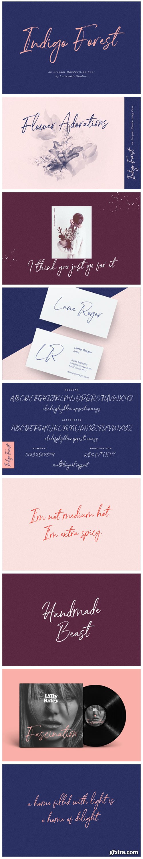 Indigo Forest Font