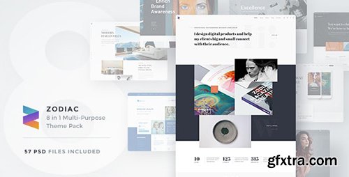 Themeforest - Zodiac | Multi-Purpose PSD Template 20918286