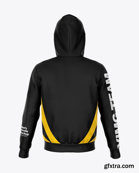 Zipped Hoodie Mockup - Back View 50411