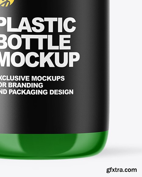 Glossy Plastic Oil Bottle Mockup 49775