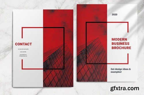 Red Business Brochure Template