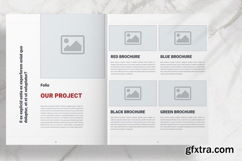 Red Business Brochure Template