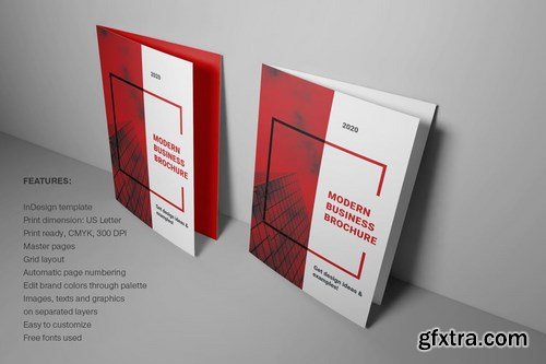 Red Business Brochure Template