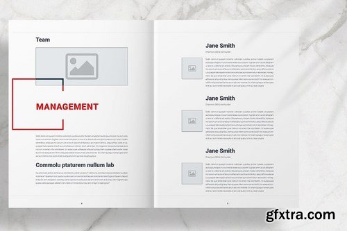 Red Business Brochure Template