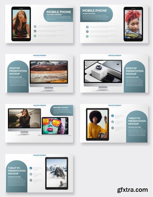 Mock-up Powerpoint and Keynote Templatess