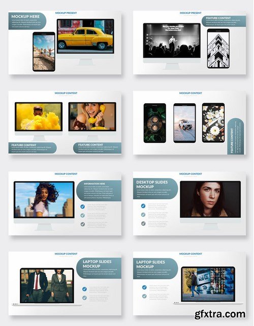 Mock-up Powerpoint and Keynote Templatess