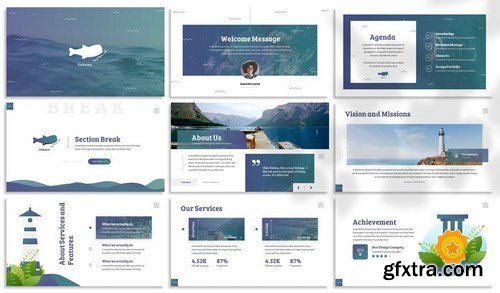 Sakana - Ocean Powerpoint Template