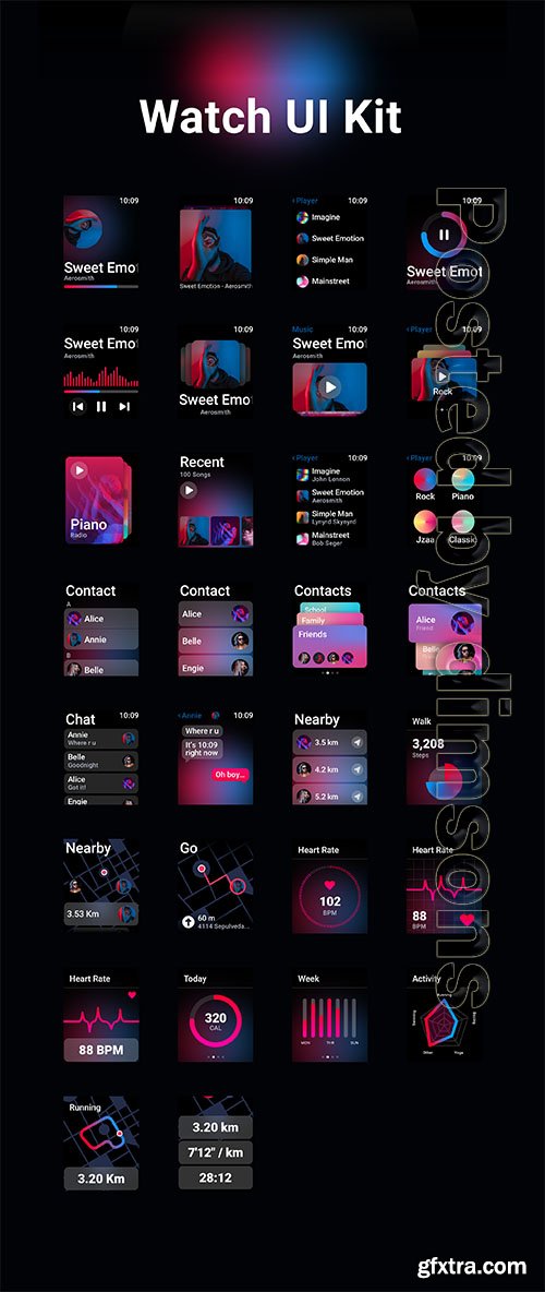 Watch UI Kit