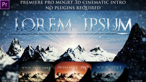 Udemy - Cinematic Opener - Lorem Ipsum (Mogrt)