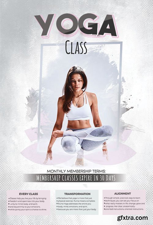 Yoga Day - Premium flyer psd template