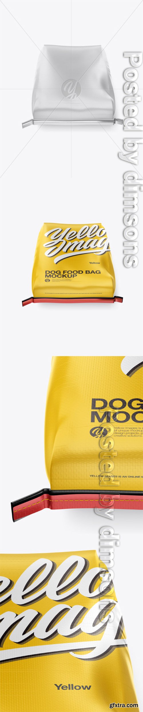 Dog Food Bag Mockup - High Angle Shot 32192