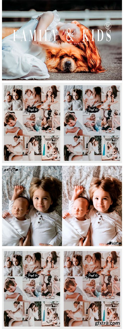 10 Family &amp; Kids Photoshop Actions, ACR 1876389