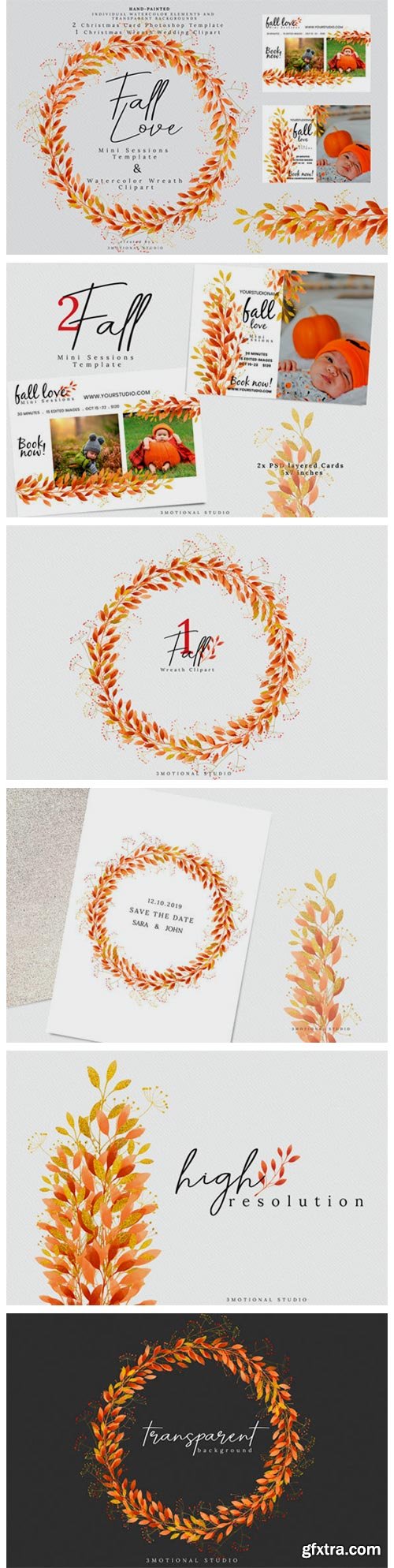 Fall Love Mini Sessions Template 1876381