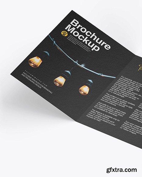 Textured Brochure Mockup 50416