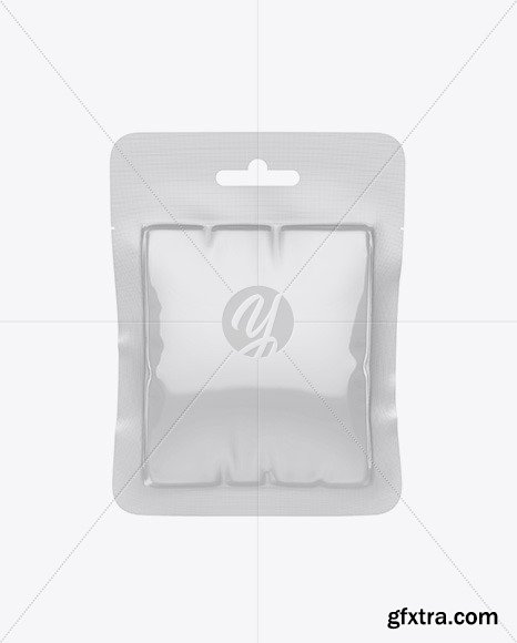 Glossy Snack Bag Mockup 50233