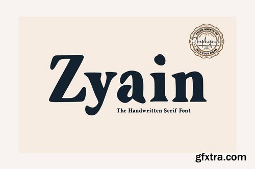 CM - Zyain - The Handwritten Serif Font 4229195