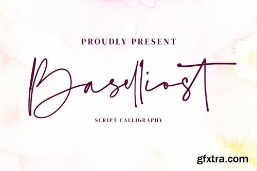 CM - Baselliost handwritten Script font 4230893