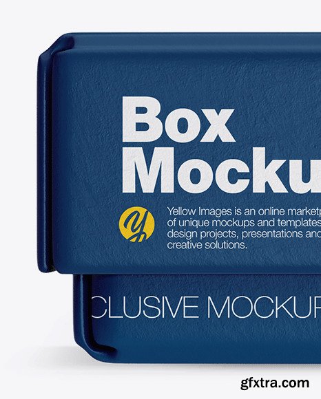 Textured Paper Box Mockup 50367