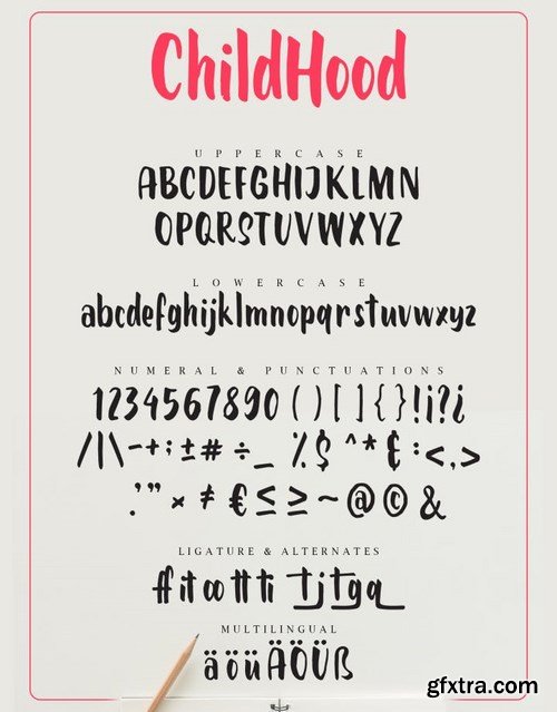 Childhood - Fun and Playful Font