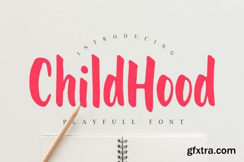 Childhood - Fun and Playful Font