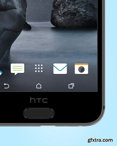 Carbon Gray HTC A9 Phone Mockup 50453