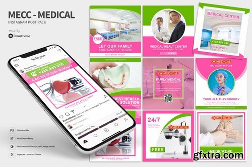 Mecc - Medical and Health Instagram Post Pack