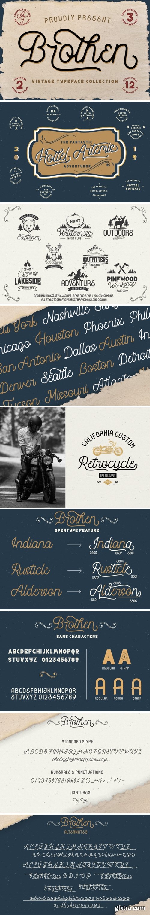 Fontbundles - Brothen Vintage Font 355970