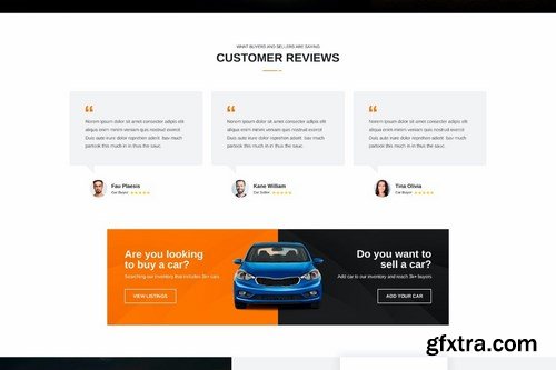 Isnaider creative, modern auto dealer PSD template