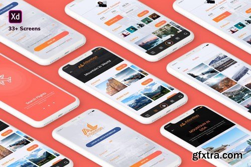 Atlantigo-Travel & Flight Booking MobileApp (XD)