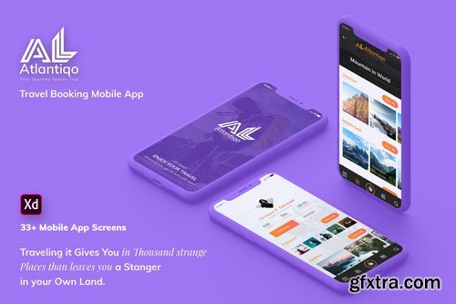 Atlantigo-Travel & Flight Booking MobileApp (XD)