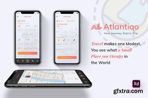 Atlantigo-Travel & Flight Booking MobileApp (XD)