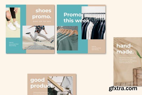 Instagram Post Feed Templates - Minimalist Shop