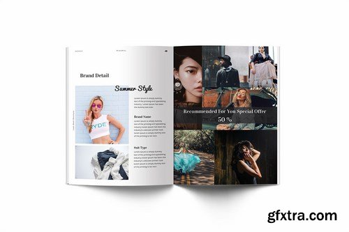 Fashion Lookbook A4 Brochure