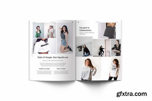 Fashion Lookbook A4 Brochure